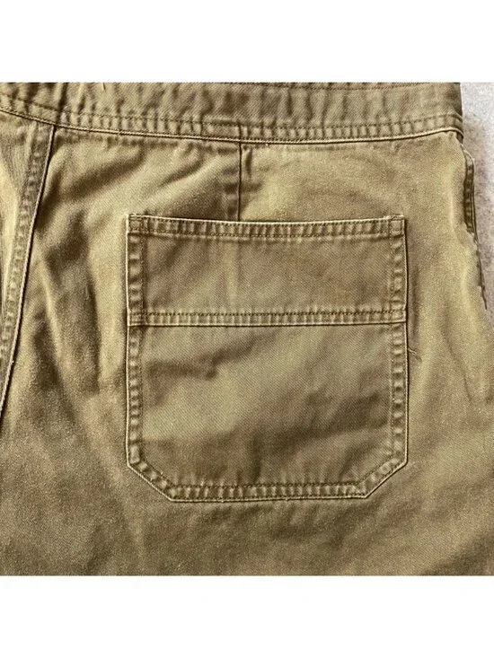 J Crew Khaki Drawstring Cotton Utility Shorts Casual Lightweight Size M - Picture 4 of 5